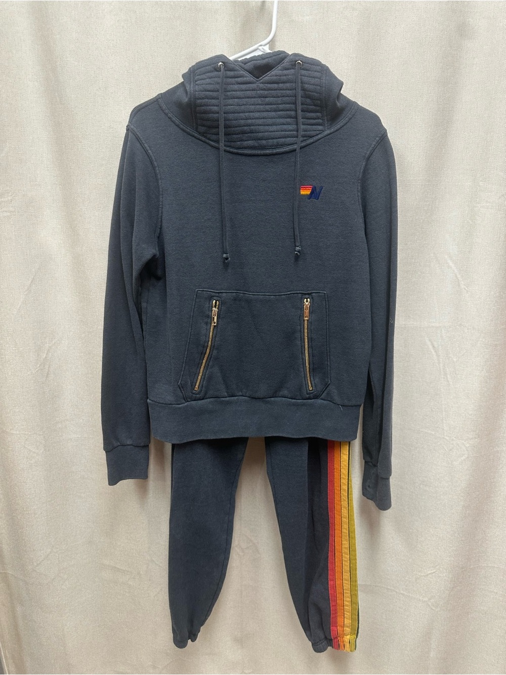 Aviator Nation Navy Rainbow Stripe Set